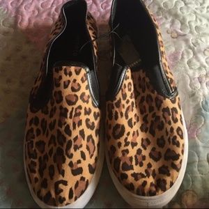 Cheetah Print Slip on shoes